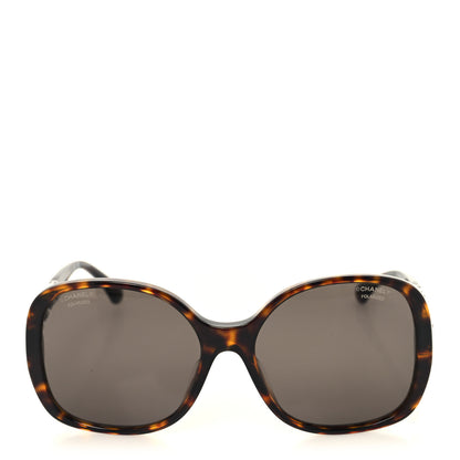Chanel Acetate Chain Sunglasses 5470-Q-A Dark Havana 2 of 8