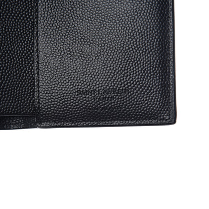 Saint Laurent Grain De Poudre Credit Card Wallet Black 5 of 6