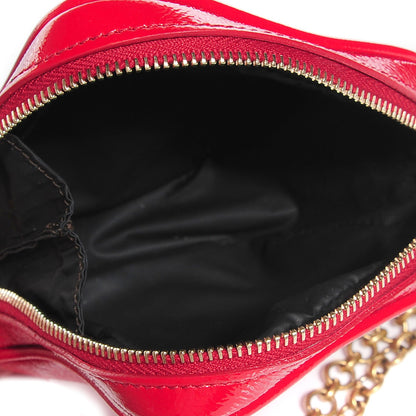 Saint Laurent Textured Patent Mini Wristlet Fuchsia 5 of 8