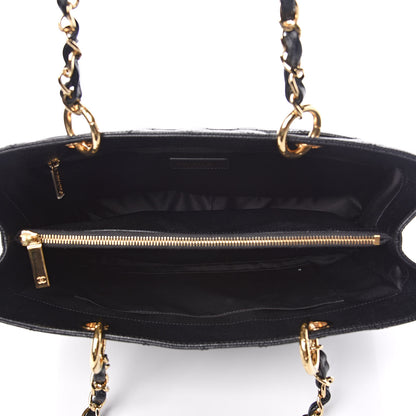 Chanel Caviar Quilted Grand Shopping Tote GST Black 5 of 11