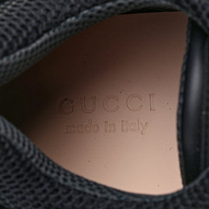 Gucci X SEGA Mesh Suede Calfskin Removable Crystals Mens Flashtrek Sneakers 12 Black Silver 7 of 11
