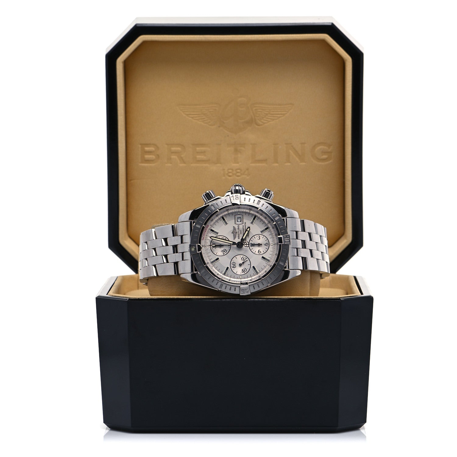 Breitling Stainless Steel Mother of Pearl 44mm Chronomat Automatic Watch A13356 5 of 5