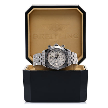 Breitling Stainless Steel Mother of Pearl 44mm Chronomat Automatic Watch A13356 5 of 5