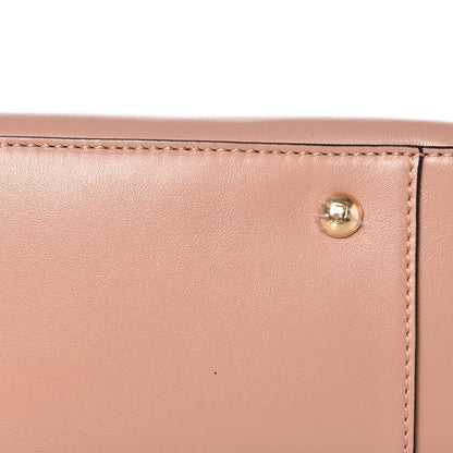 Fendi Vitello Glacier Small FF Tote Rosa Bourbon 8 of 10
