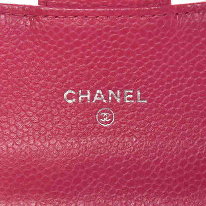 Chanel Caviar Quilted Small Flap Wallet Pink 6 of 8