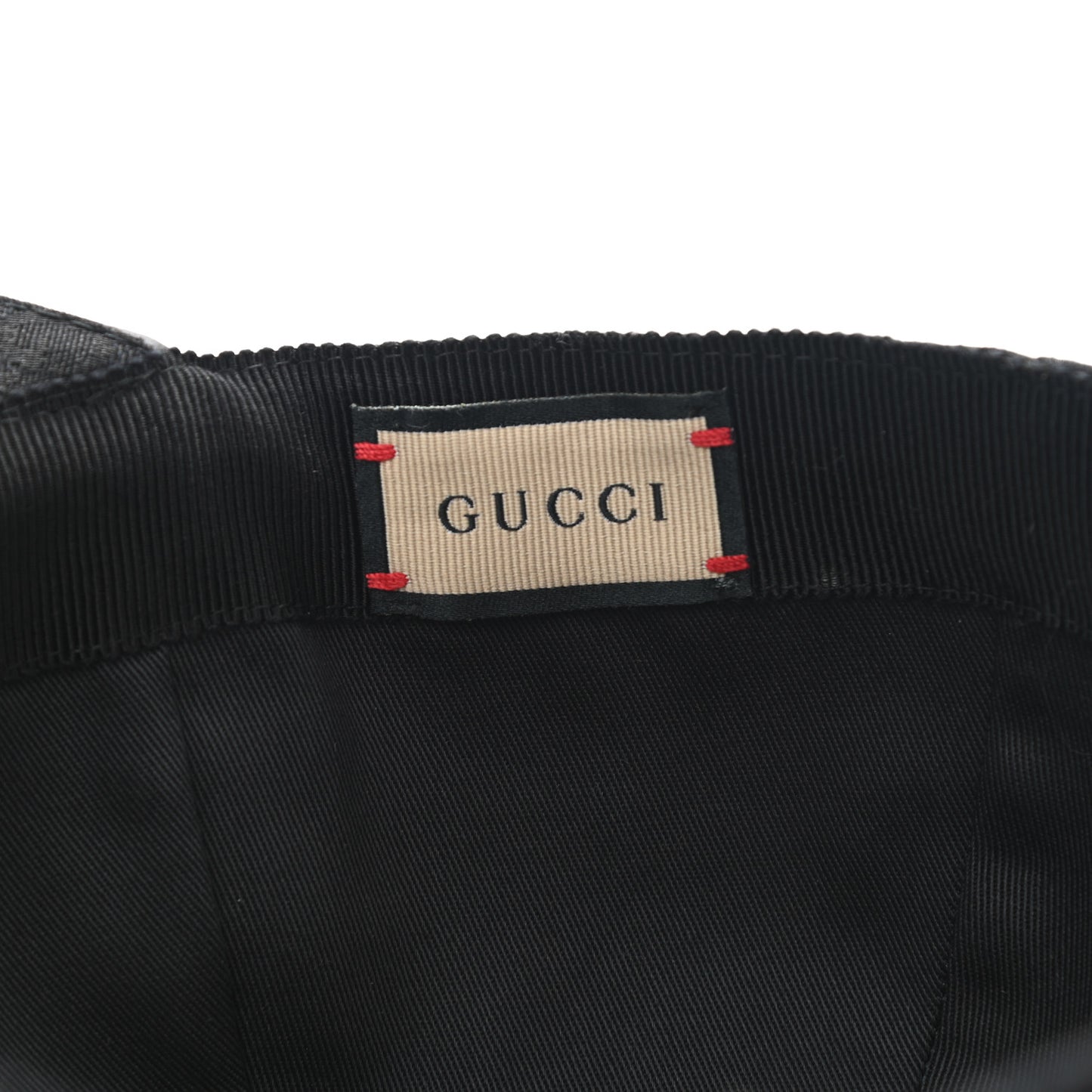 Monogram Web Baseball Hat S Black