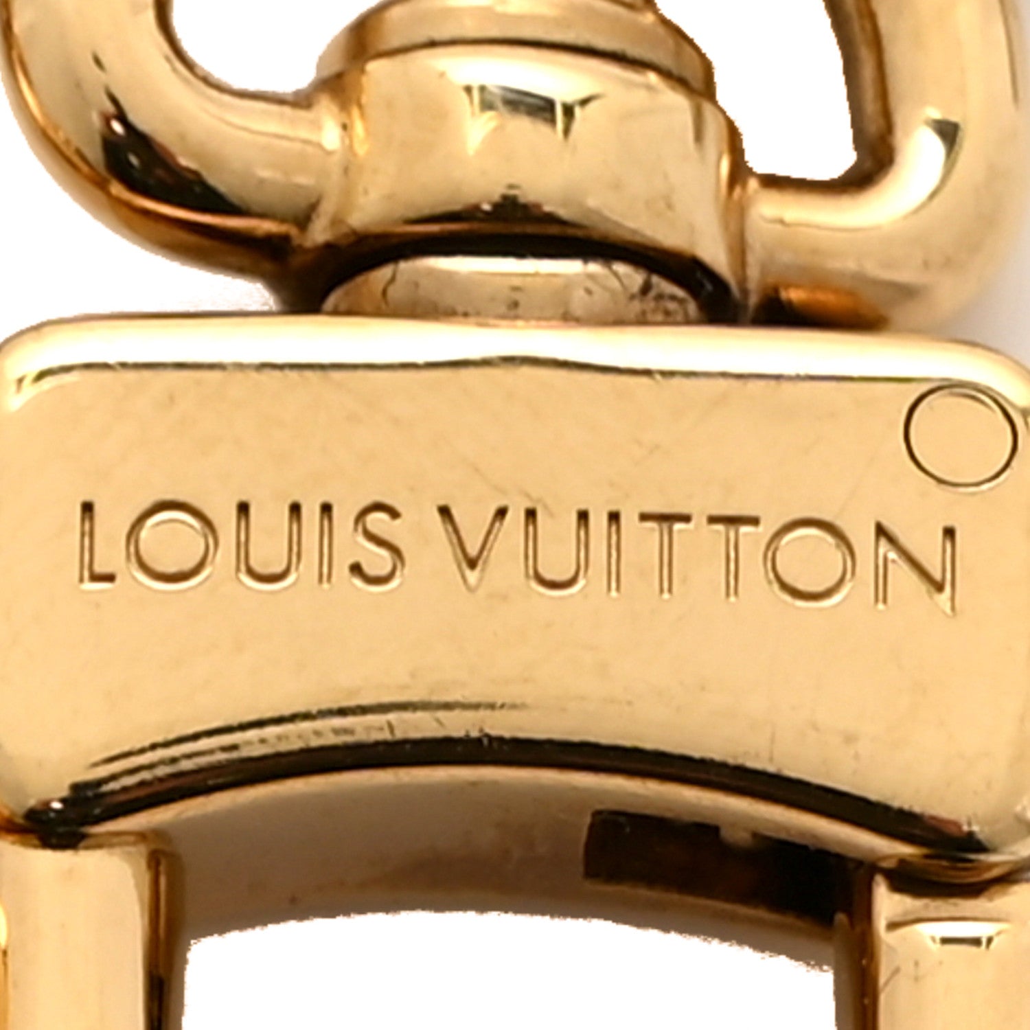 Louis Vuitton Monogram Spring Street Bag Charm Key Holder Gold