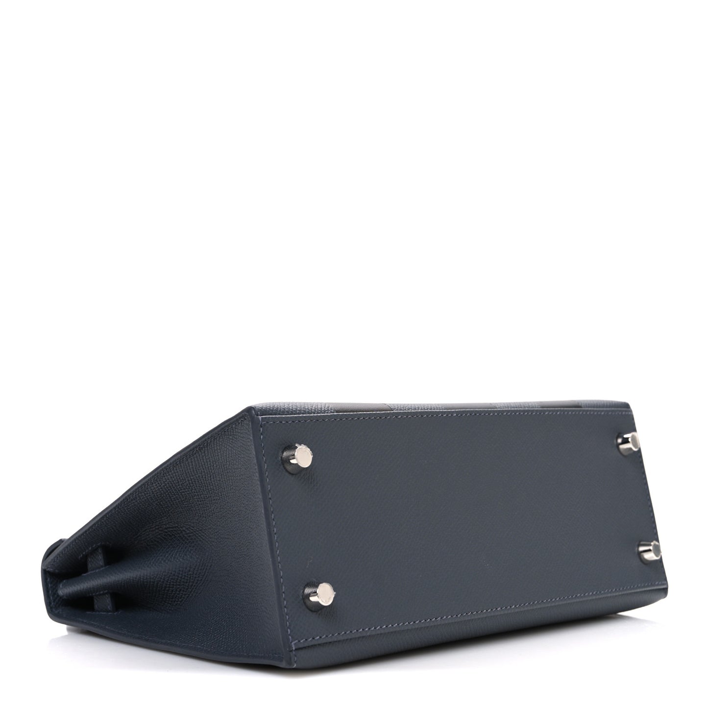 Epsom Tadelakt Chevre Mysore Casaque Etoilee Kelly Sellier 25 Ardoise Black Vert Peppermint