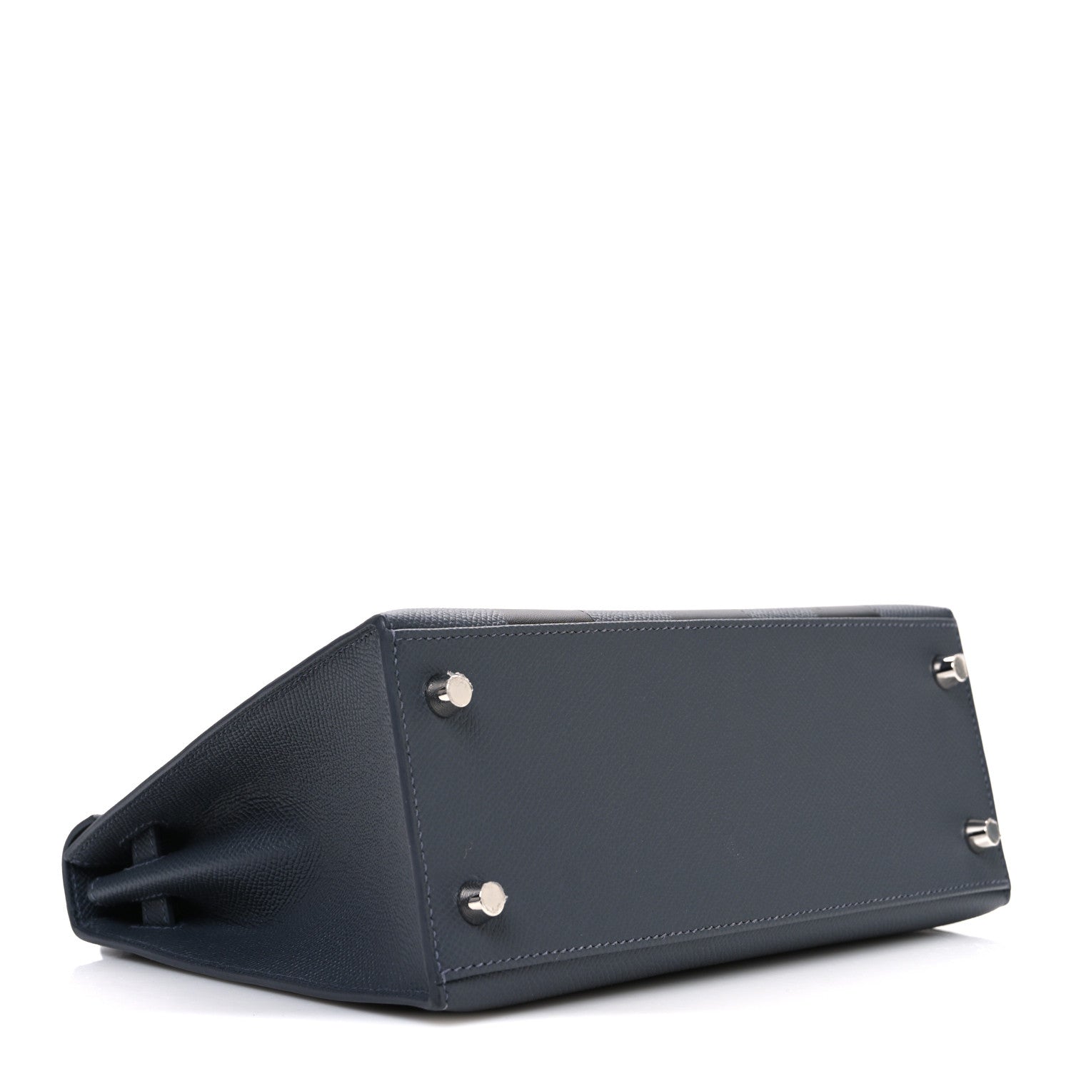 Hermes Epsom Tadelakt Chevre Mysore Casaque Etoilee Kelly Sellier 25 Ardoise Black Vert Peppermint 4 of 10