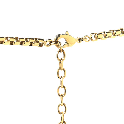 Louis Vuitton Metal Nanogram Sweet Dreams Horseshoe Necklace Gold 4 of 5