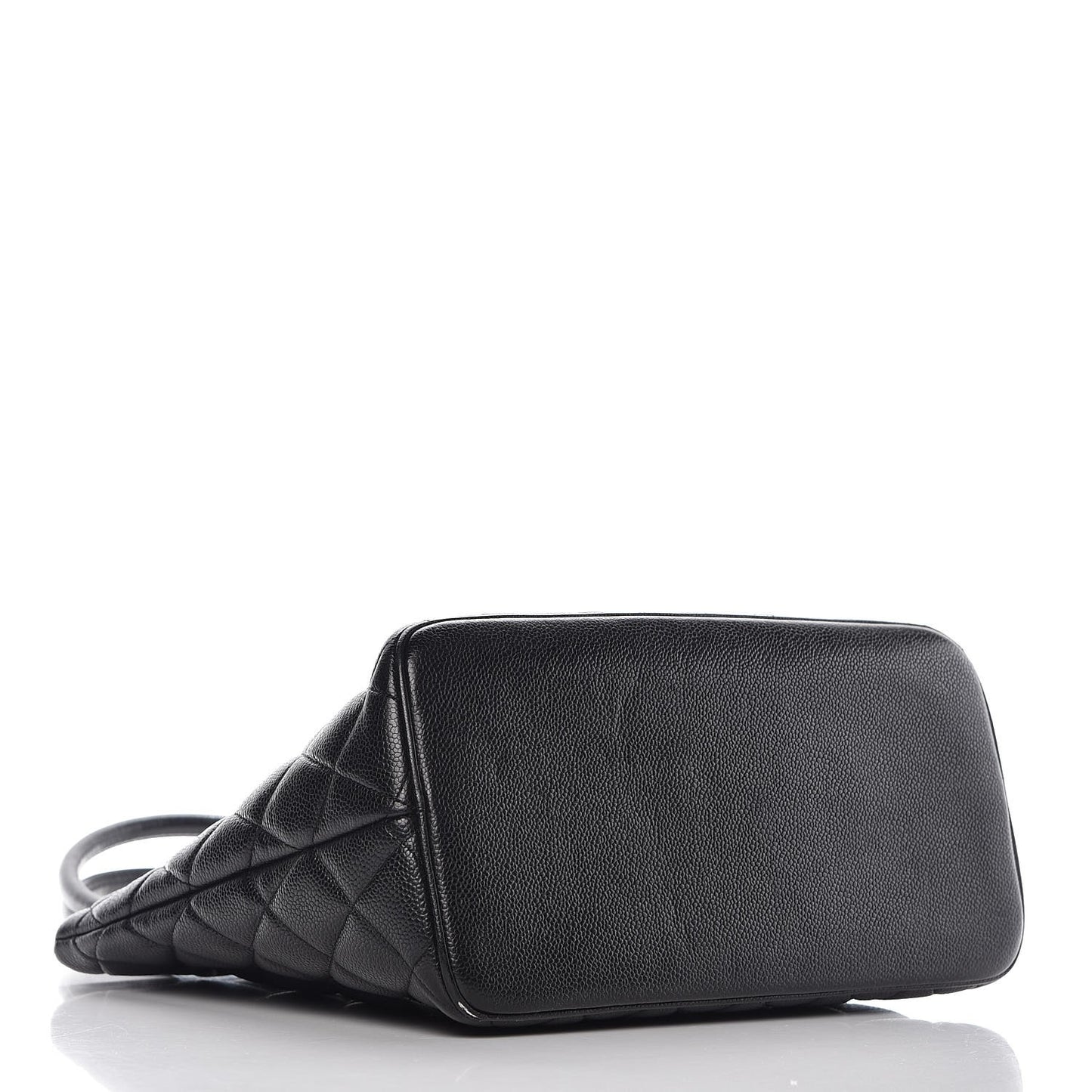 Caviar Quilted Medallion Tote Black