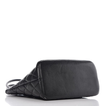 Chanel Caviar Quilted Medallion Tote Black 4 of 8