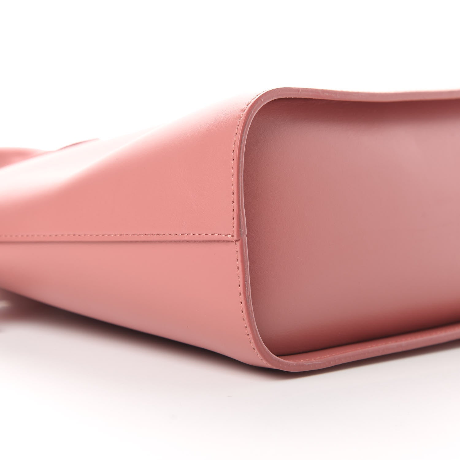 Mansur Gavriel Calfskin Top Handle Rounded Bag Blush 8 of 13