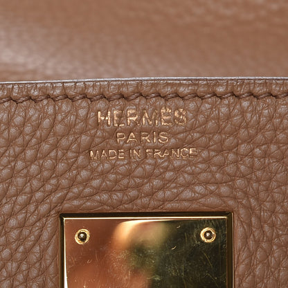 Hermes Taurillon Clemence Kelly Retourne 32 Tabac 7 of 12