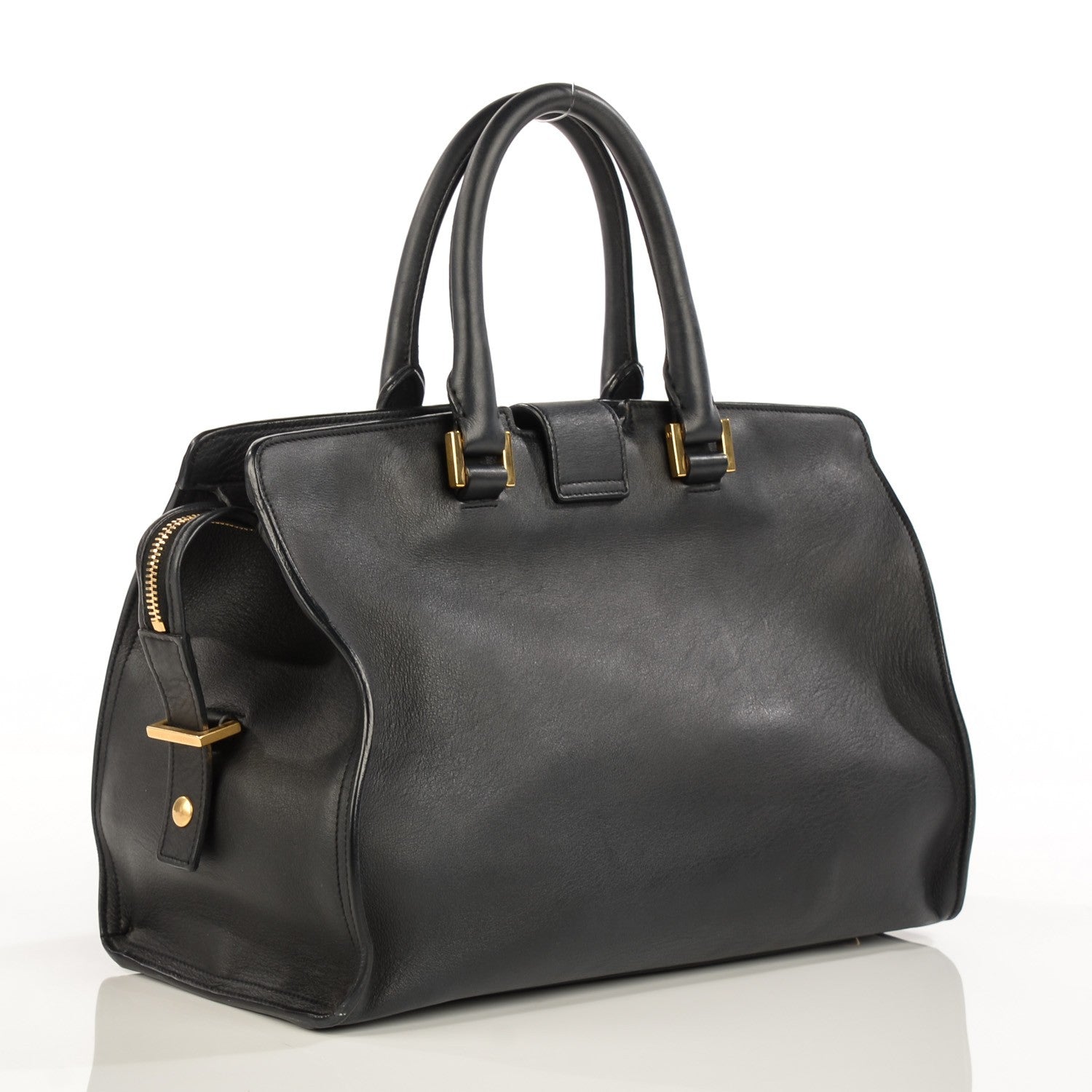 Saint Laurent Calfskin Small Classic Y Cabas Black 3 of 8