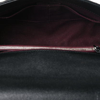 Chanel Caviar Chevron Quilted Small Coco Handle Flap Black 10 of 15