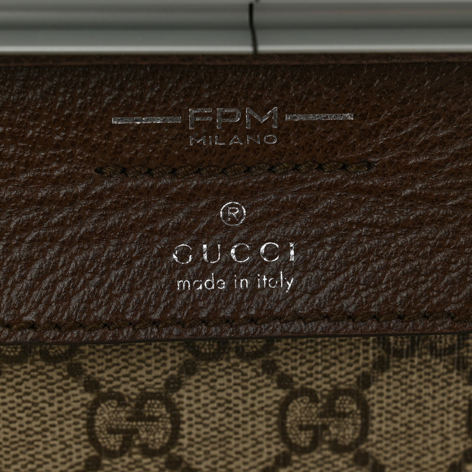 Gucci GG Supreme Monogram Porter Beauty Case Silver 7 of 16