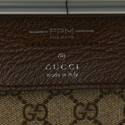 Gucci GG Supreme Monogram Porter Beauty Case Silver 7 of 16