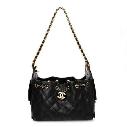 Chanel Caviar Quilted Mini Chanel 25 Handbag Black 1 of 11
