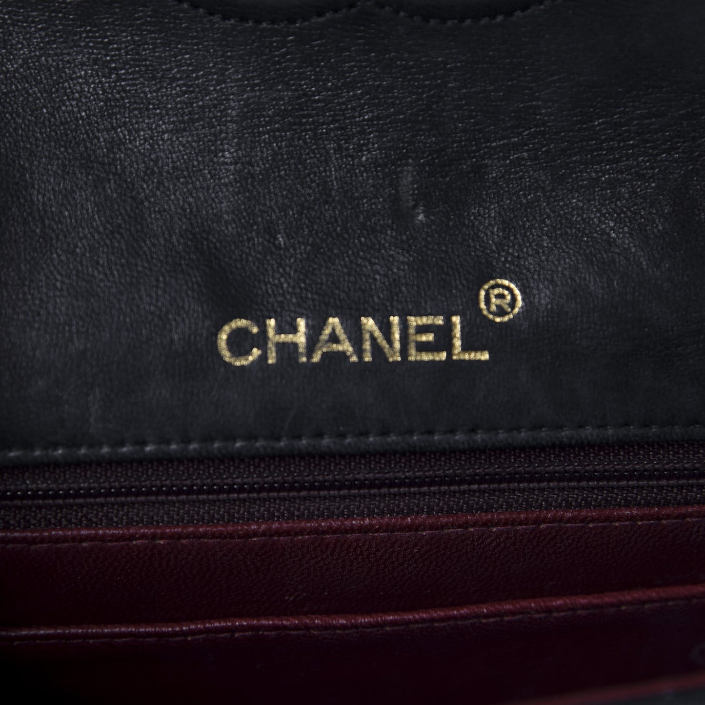 Lambskin Quilted Mini Square Flap Bag Black