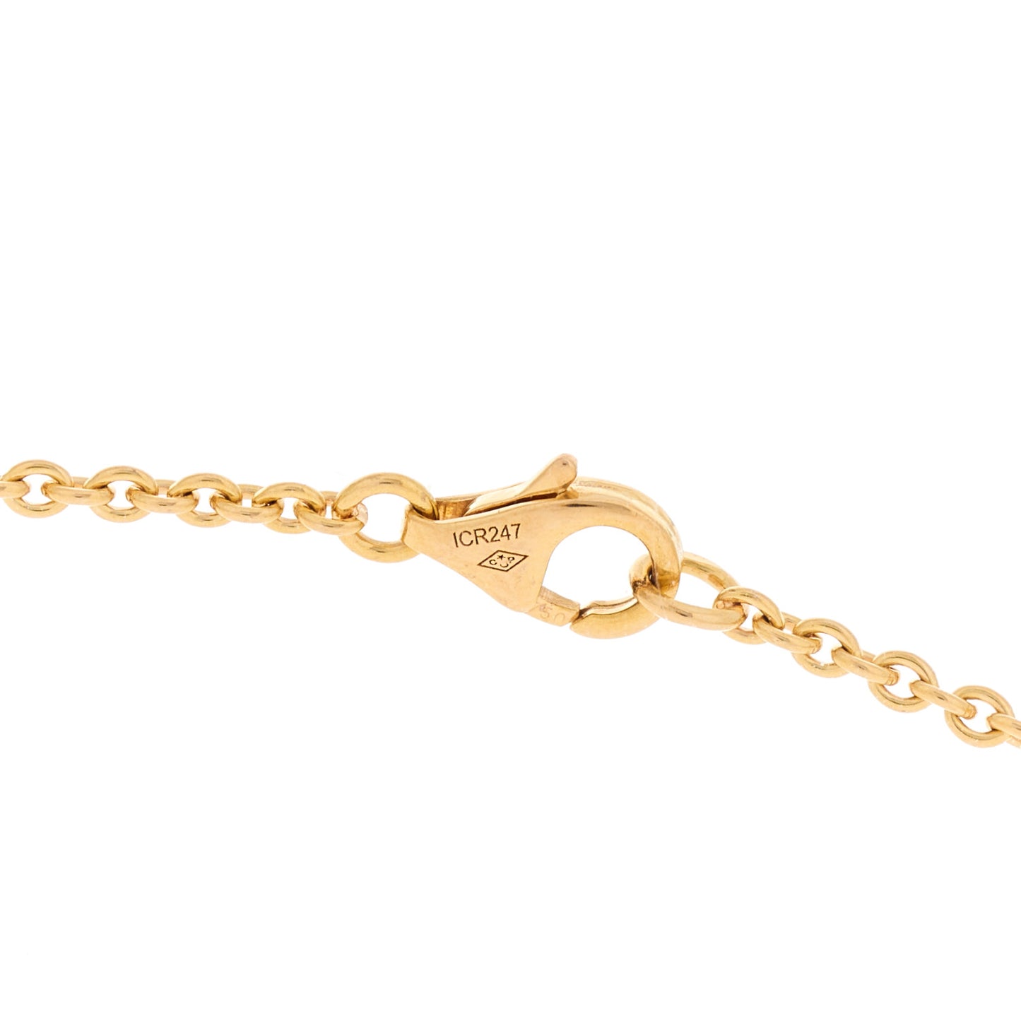 18K Pink Gold Interlocking LOVE Necklace
