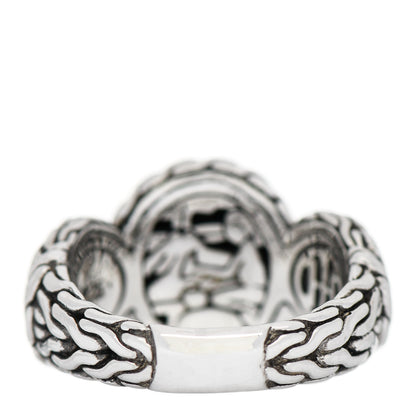 John Hardy Sterling Silver Palu Hammered Ring 54 7 3 of 5
