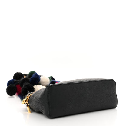 Loro Piana Grained Calfskin L16 Extra Pocket Pouch Navy Blue Multicolor 4 of 11