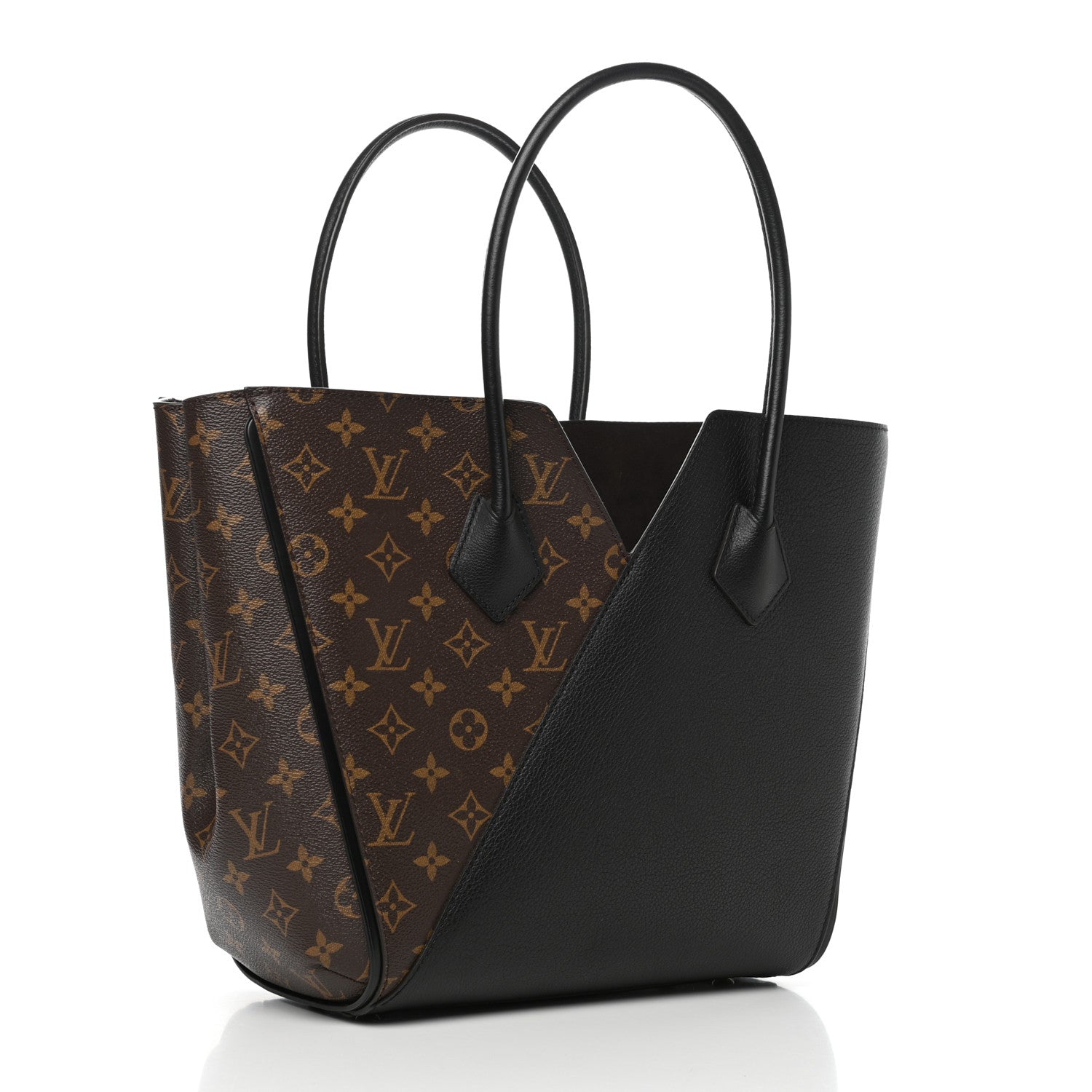 Louis Vuitton Calfskin Monogram Kimono Tote Black 3 of 11