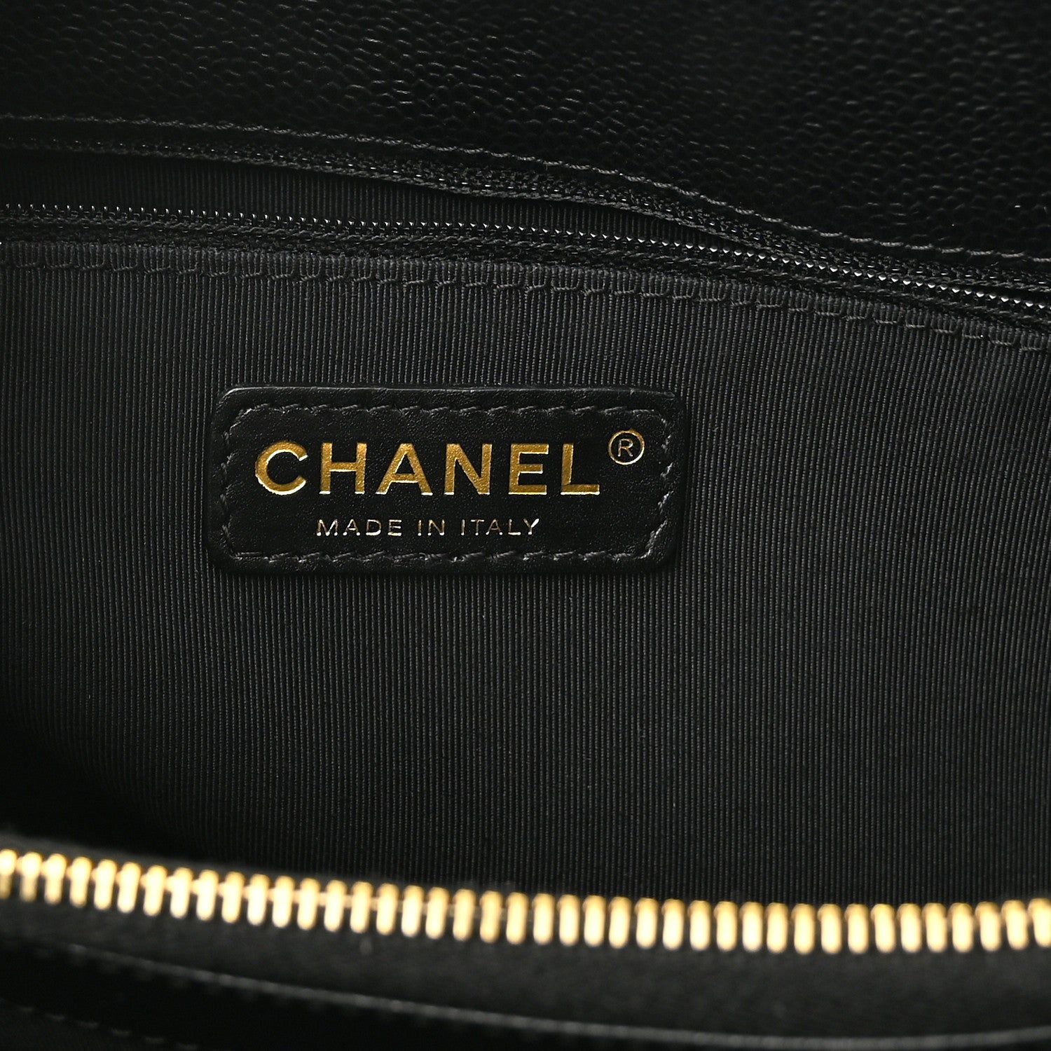 Chanel Caviar Quilted Grand Shopping Tote GST Black 5 of 10