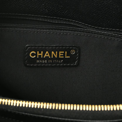 Chanel Caviar Quilted Grand Shopping Tote GST Black 5 of 10