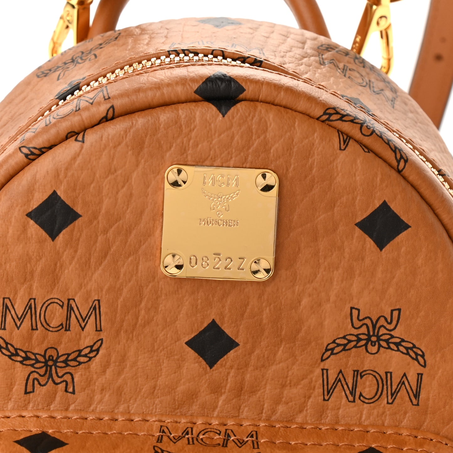 Visetos Side Stud X-Mini Stark Backpack Cognac