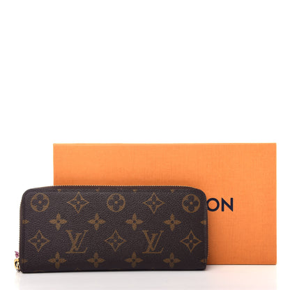 Louis Vuitton Monogram Clemence Wallet Fuchsia 8 of 8