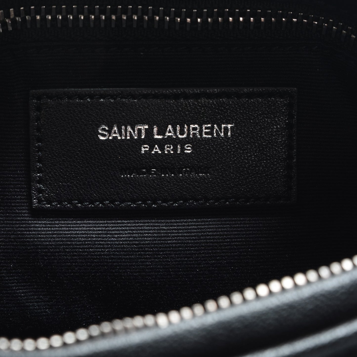 Lambskin Matelasse Monogram East West Rider Bag Black