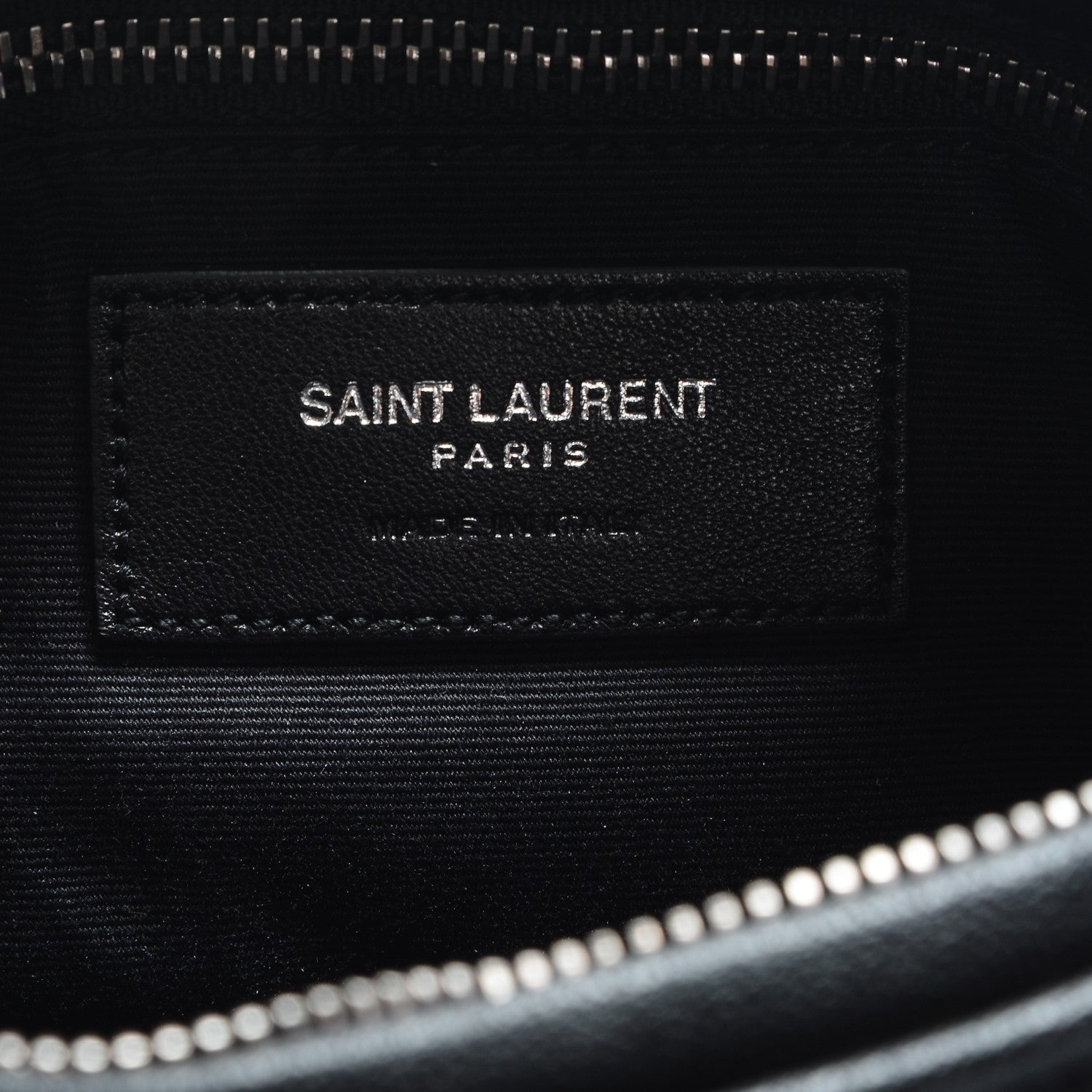 Saint Laurent Lambskin Matelasse Monogram East West Rider Bag Black 6 of 6