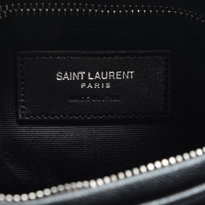 Saint Laurent Lambskin Matelasse Monogram East West Rider Bag Black 6 of 6