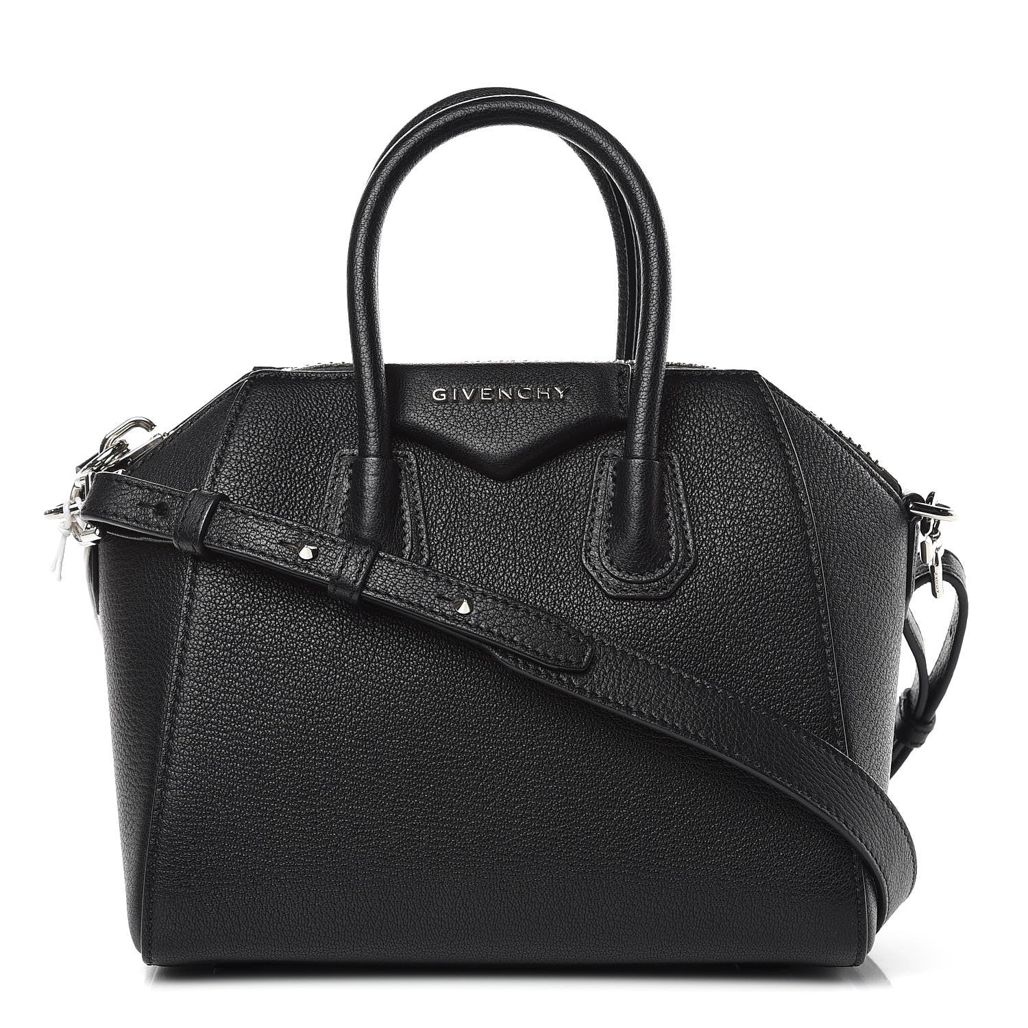 Givenchy Sugar Goatskin Mini Antigona Black 1 of 9
