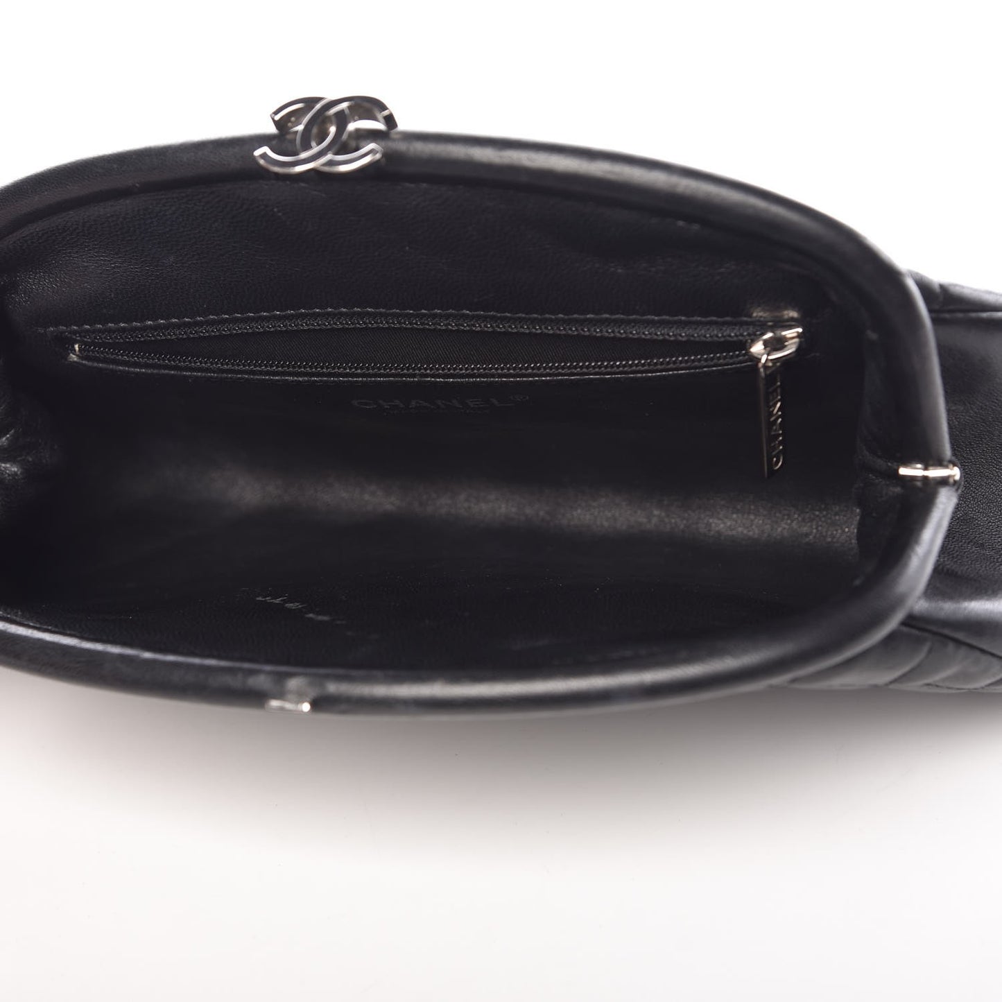 Lambskin Quilted Timeless Clutch Black