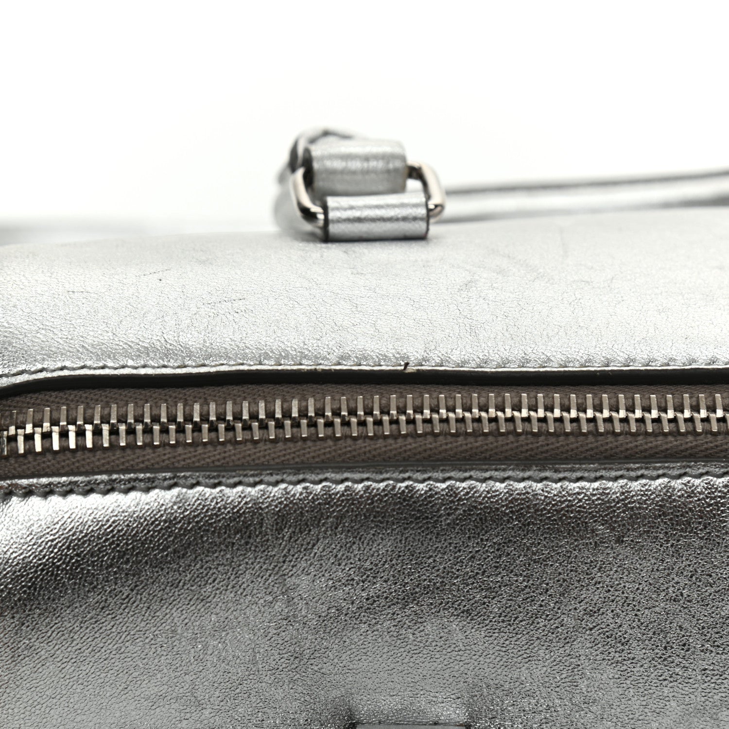 Saint Laurent Metallic Calfskin Classic Duffle 20 of 21