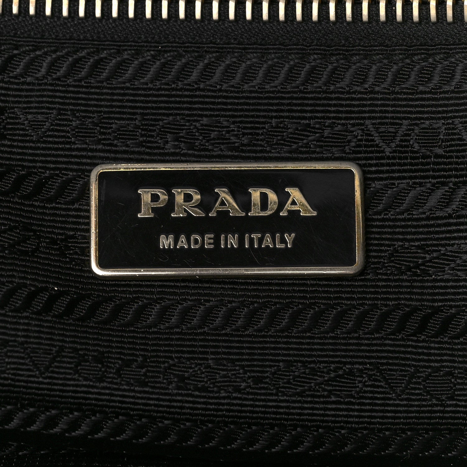 Prada Crispy Nylon Shopping Tote Black 6 of 8