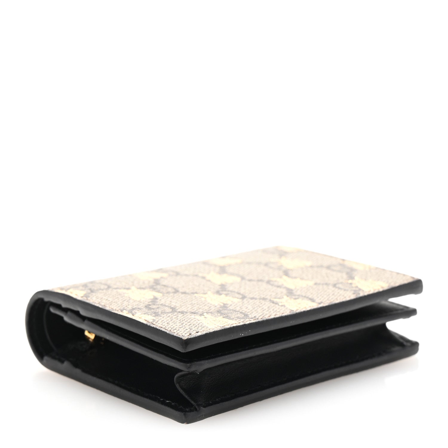 Gucci GG Supreme Monogram Bee Print Card Case 4 of 8