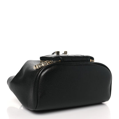 Chanel Caviar Quilted CC Pocket Bucket Bag Black 4 of 10