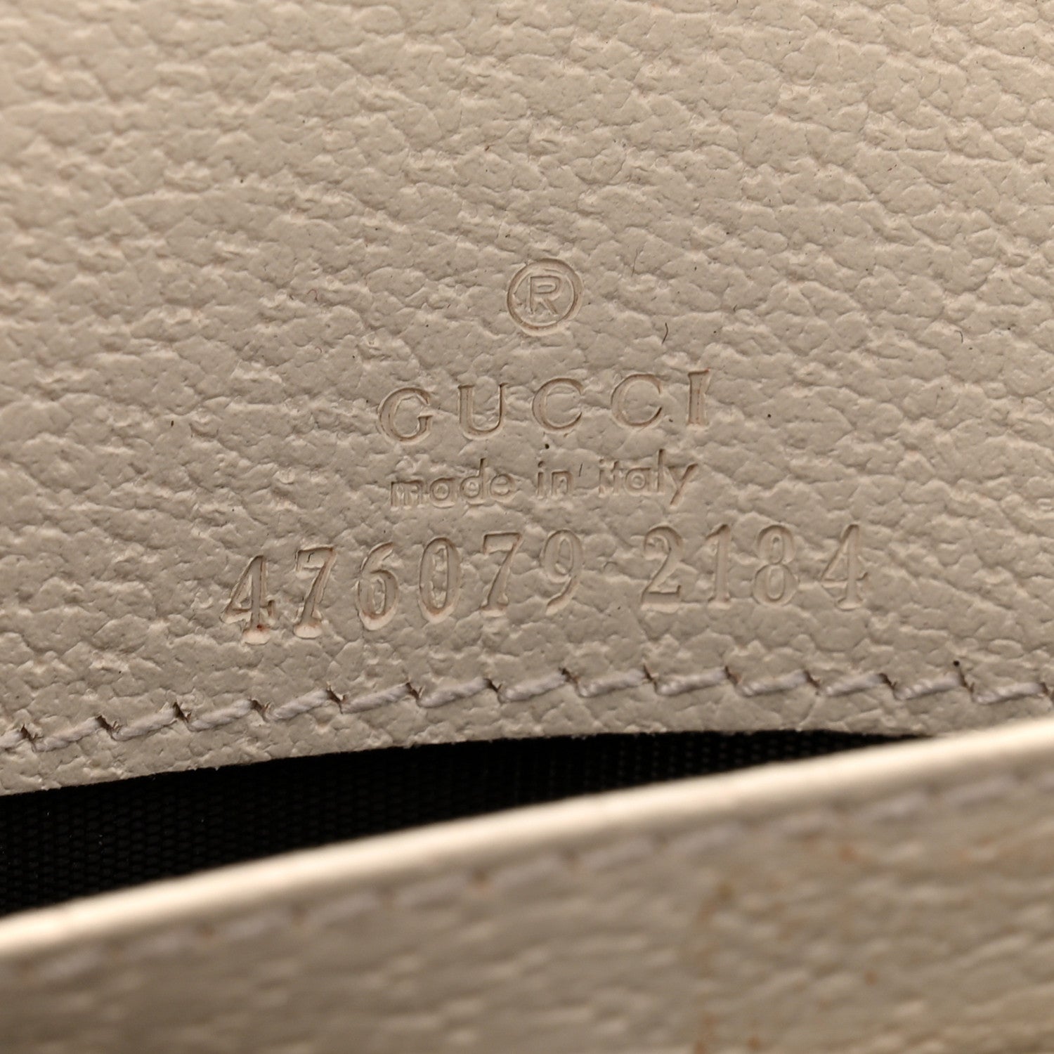 Gucci GG Supreme Monogram Web Queen Margaret Chain Wallet White 6 of 10