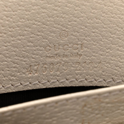 Gucci GG Supreme Monogram Web Queen Margaret Chain Wallet White 6 of 10
