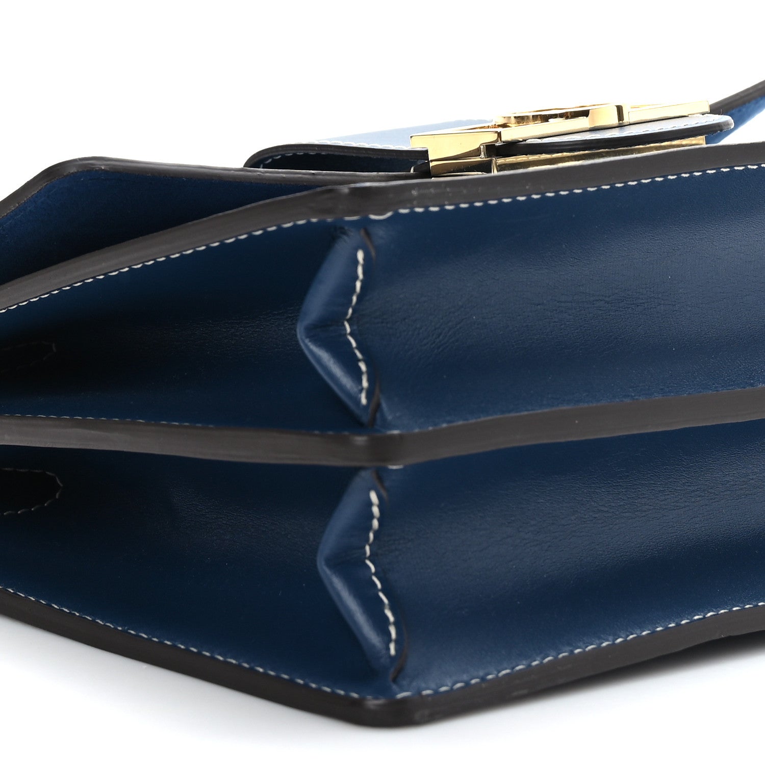 Louis Vuitton Denim Monogram Jacquard Dauphine MM Bleu 6 of 6