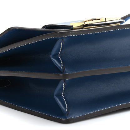 Louis Vuitton Denim Monogram Jacquard Dauphine MM Bleu 6 of 6