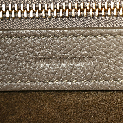 Celine Soft Grained Calfskin Small Belt Cabas Phantom Taupe 7 of 10