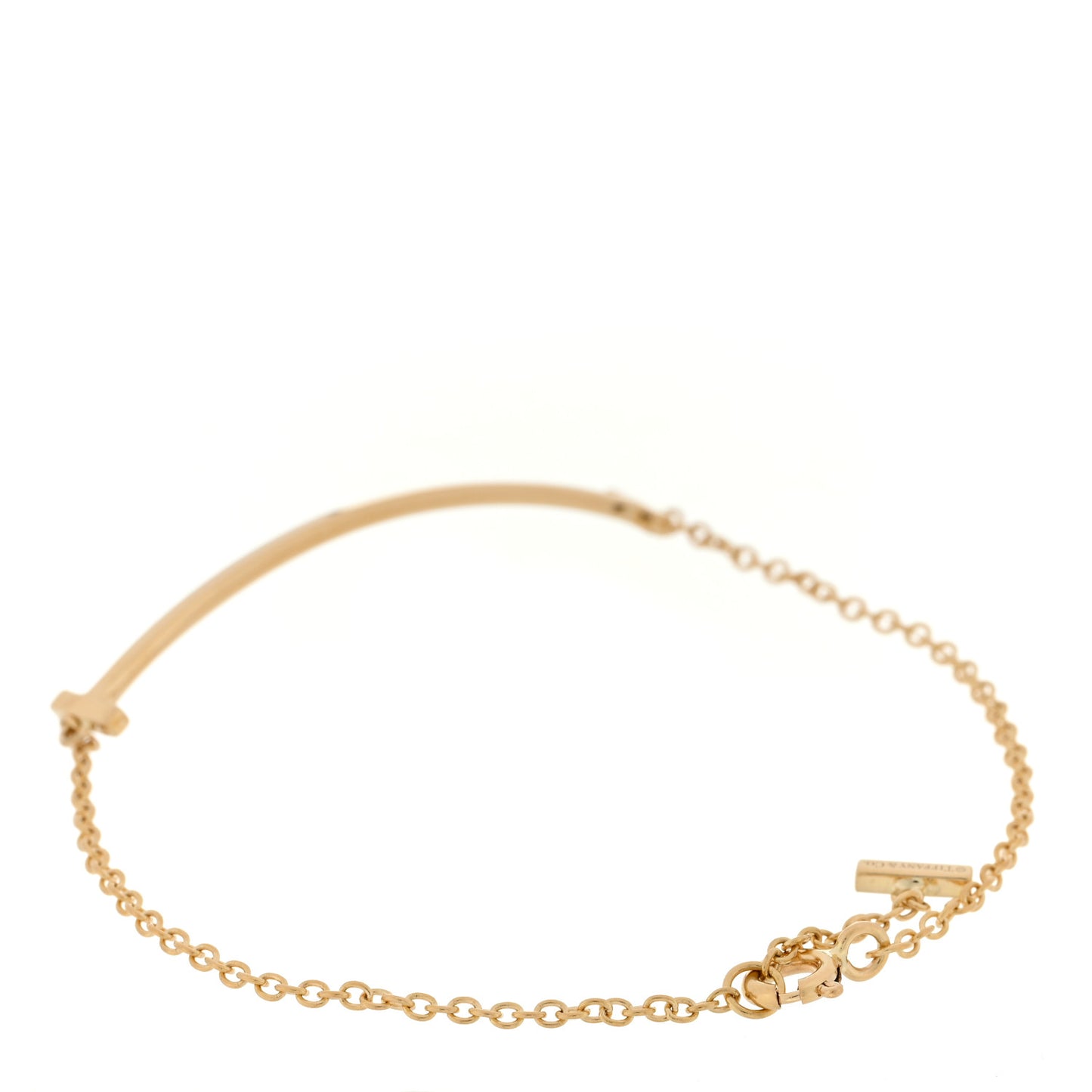 18K Yellow Gold T Smile Bracelet