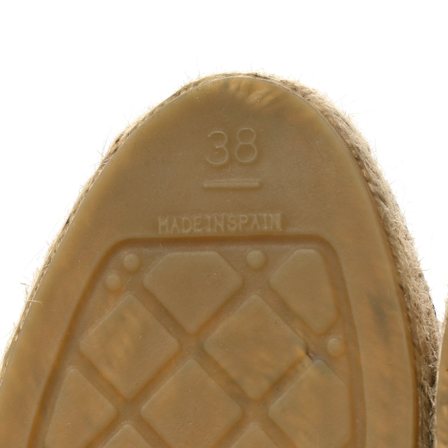 Chanel Tweed Grosgrain CC Espadrilles 38 White Black 7 of 10