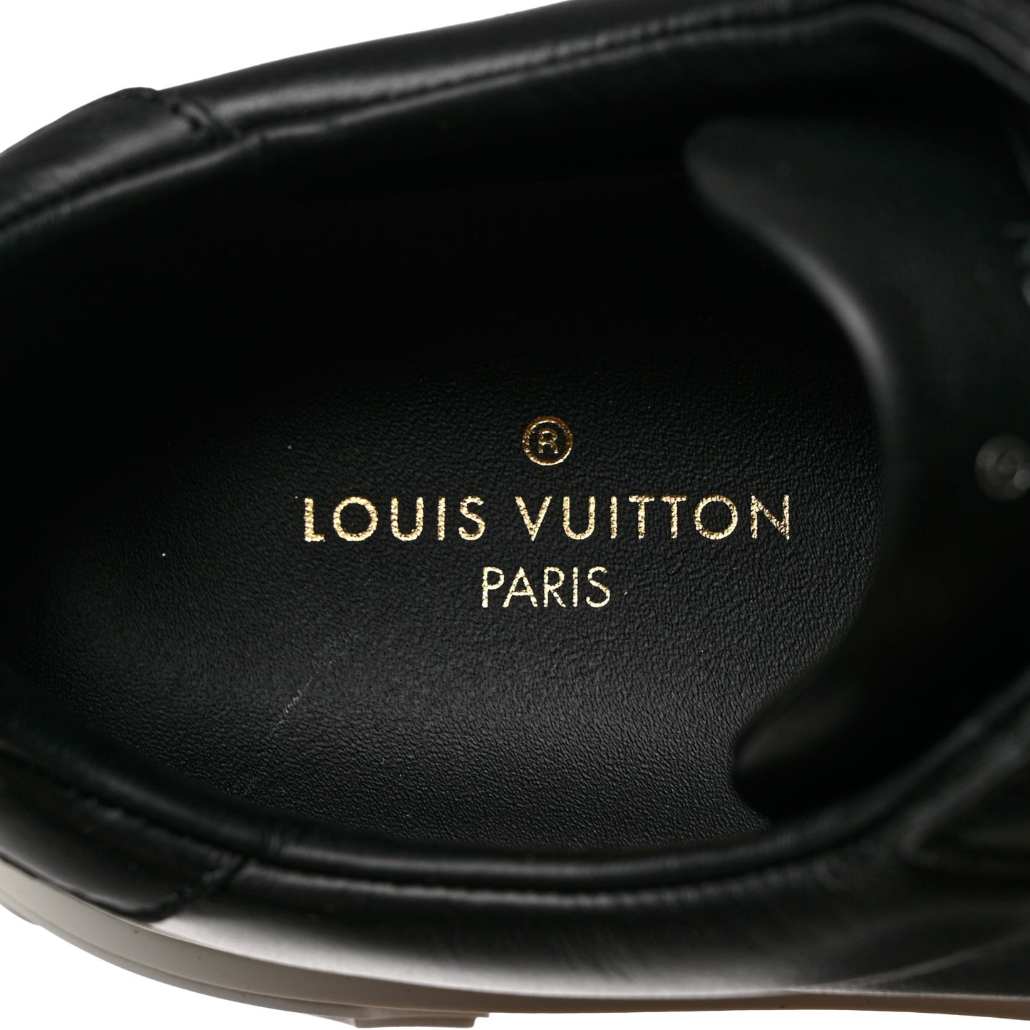 Calfskin Time Out Sneakers 38 Black