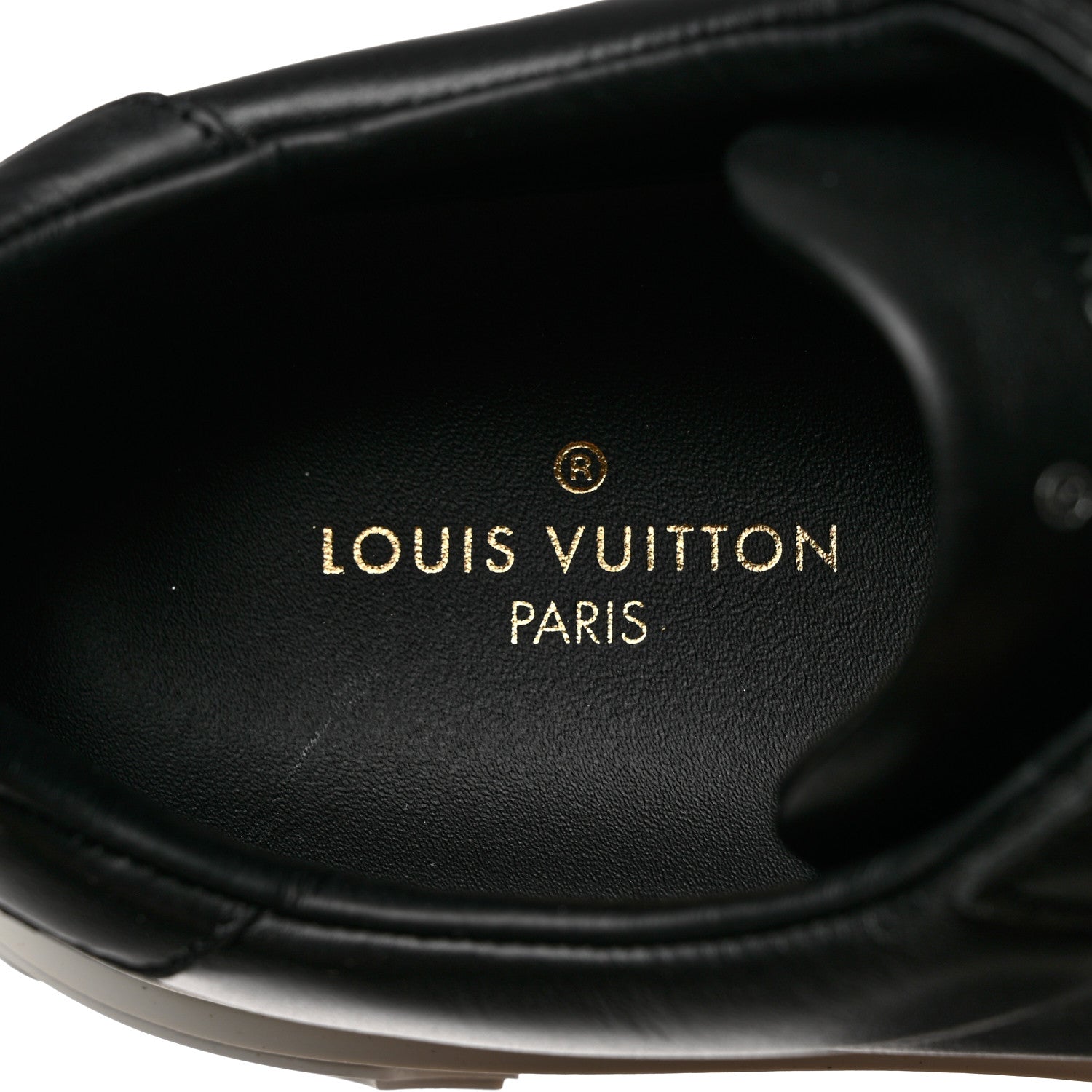 Louis Vuitton Calfskin Time Out Sneakers 38 Black 6 of 8